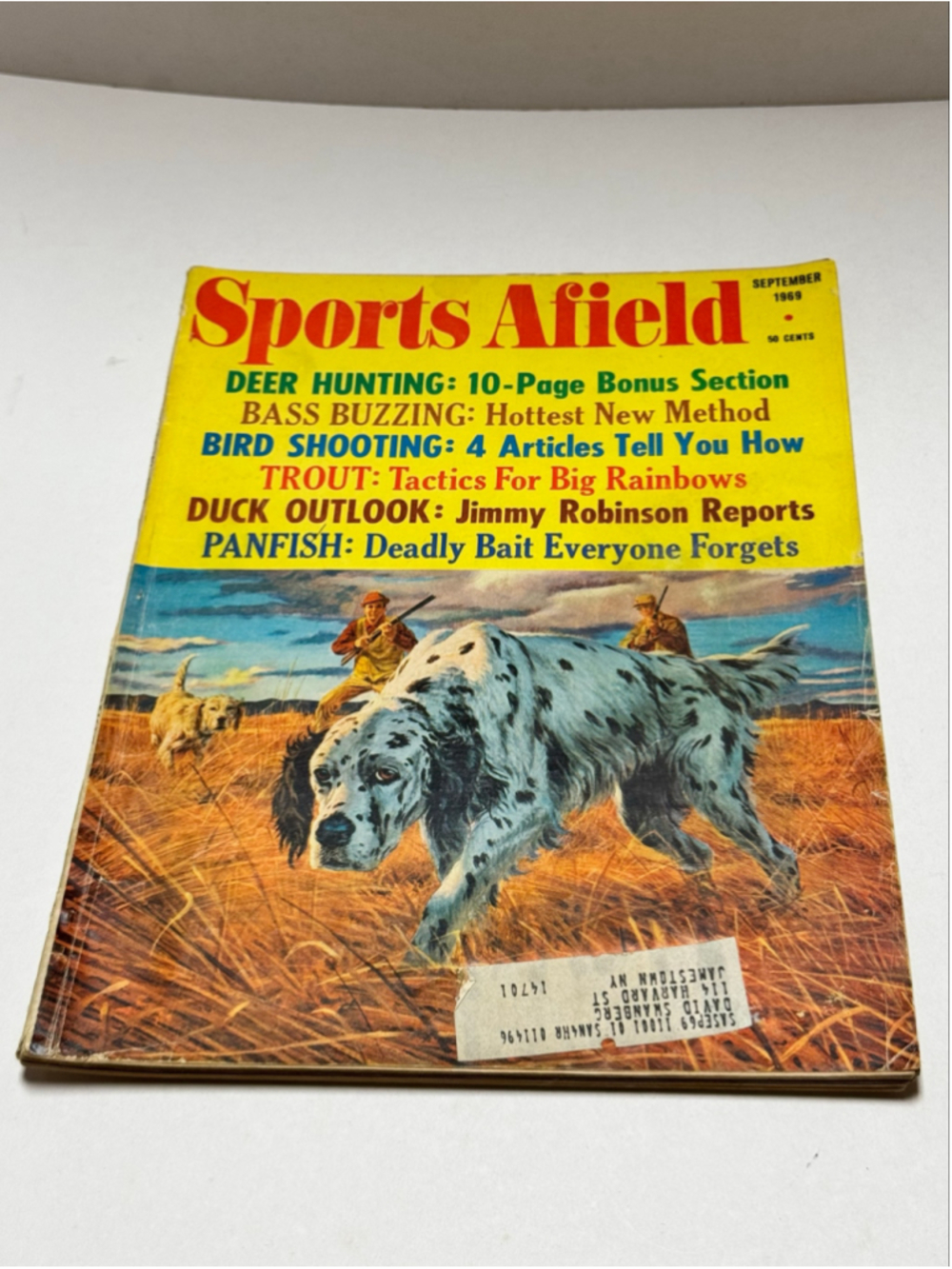 1969 Vintage Sports Afield September Magazine “Deer Hunting”